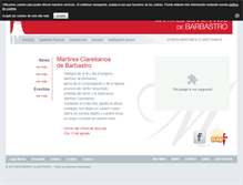 Tablet Screenshot of martiresdebarbastro.org
